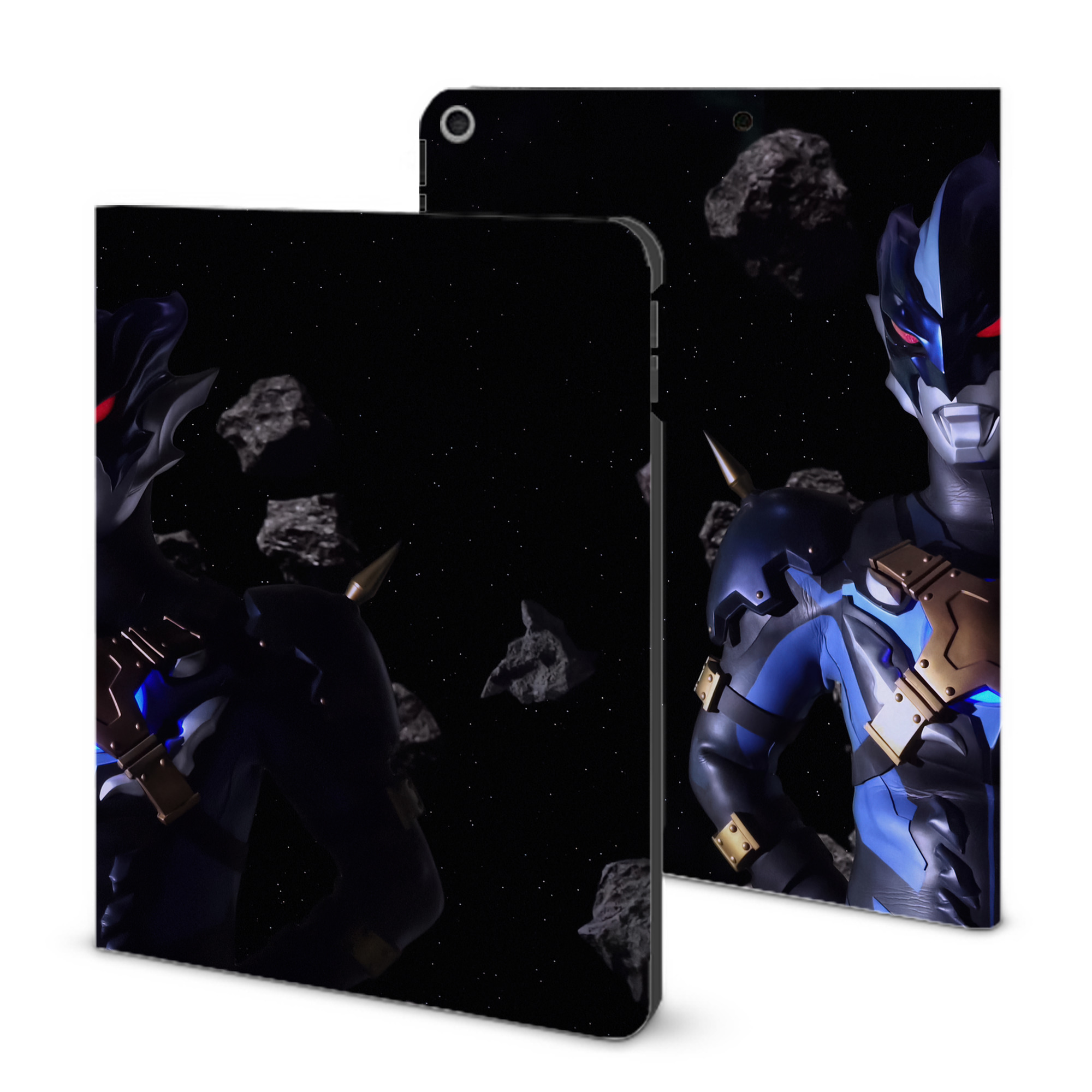 （画像用） ウルトラマン Ultraman IPad ケース ブック型 PUレザー TPU 耐衝撃 軽量 薄型 ペン収納なし 全面保護 IPad 各モデル対応